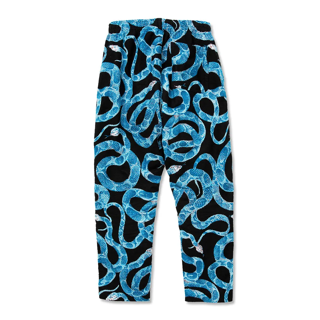 ALLOVER SNAKE PATTERN EASY TROUSERS