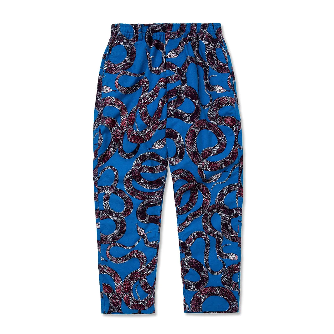 ALLOVER SNAKE PATTERN EASY TROUSERS