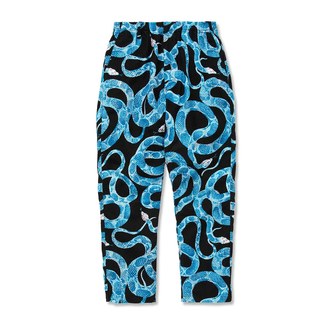 ALLOVER SNAKE PATTERN EASY TROUSERS