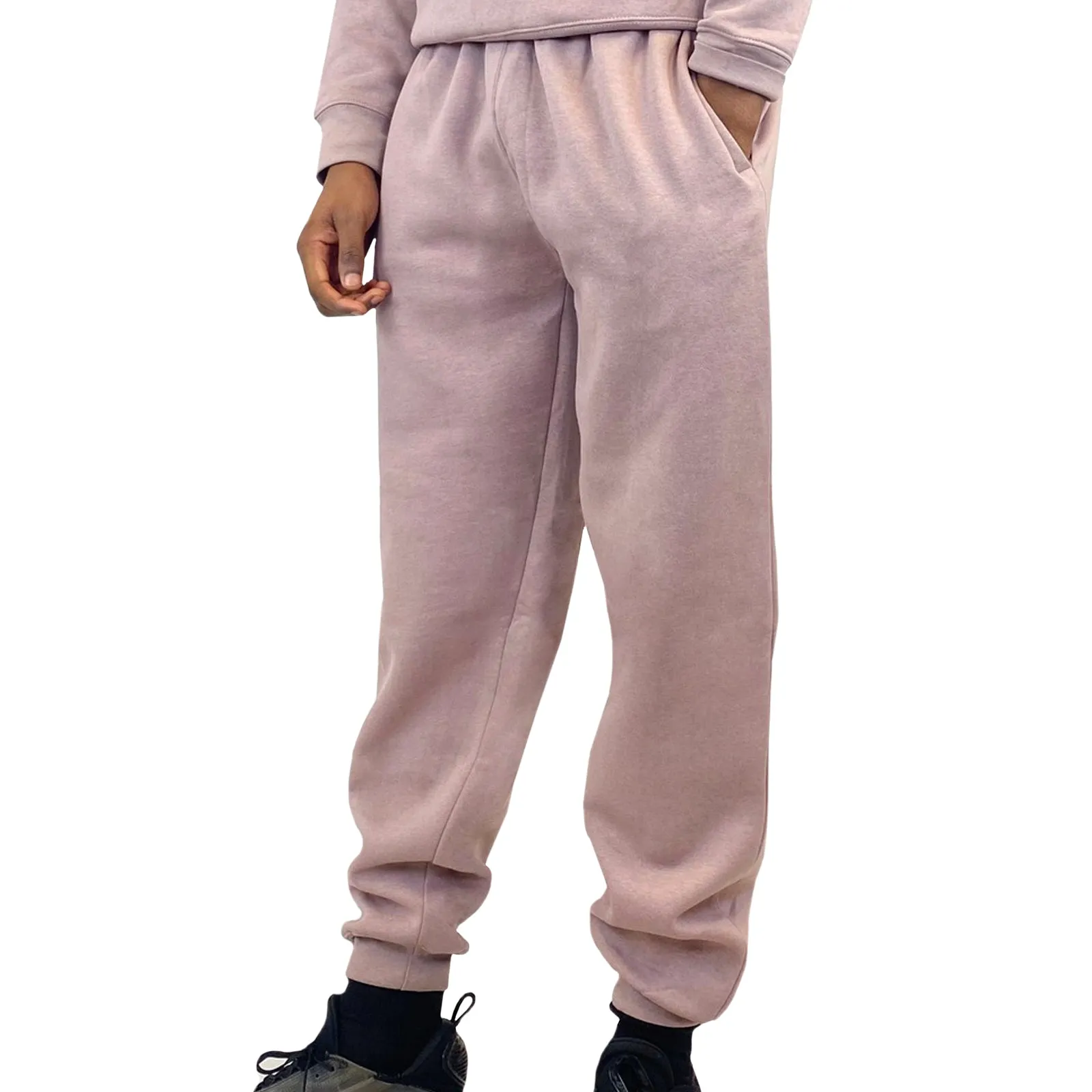 AMOS Mens Fleece Joggers Drawstring Sweat Slim Cuffed Tracksuit Bottoms S - XXXL