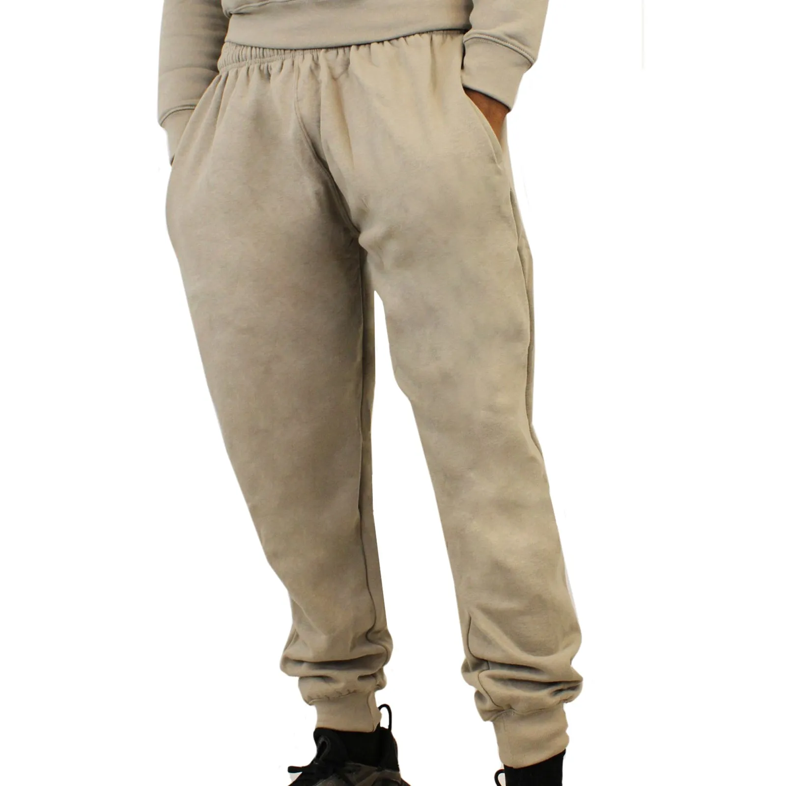 AMOS Mens Fleece Joggers Drawstring Sweat Slim Cuffed Tracksuit Bottoms S - XXXL