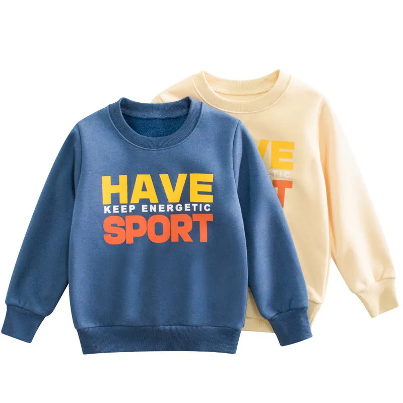 Baby Boy Colorful Slogan Pattern Fashion Hoodies by MyKids-USA™