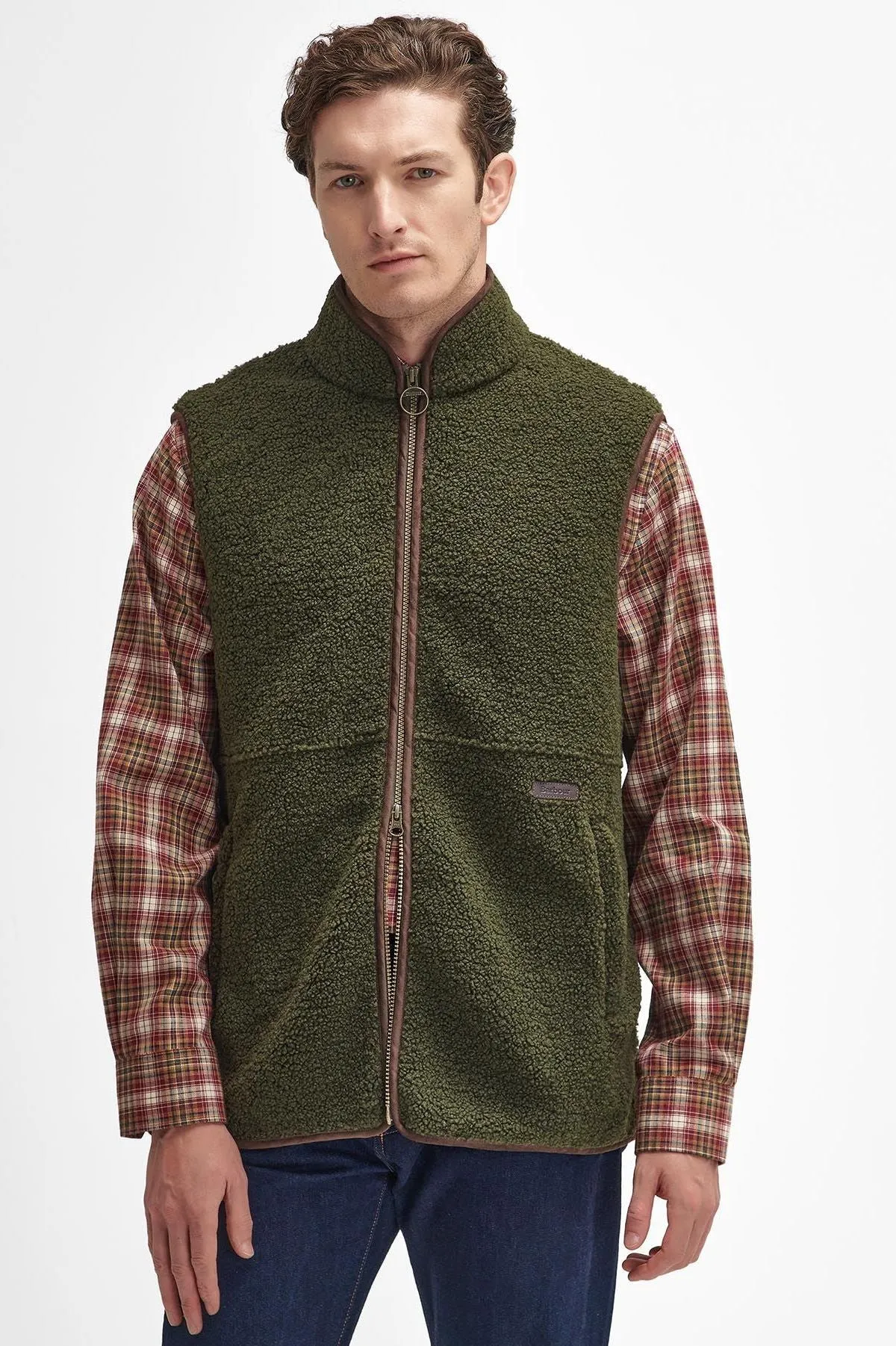 Barbour Gilet new Rydal Fleece Gilet in Olive MFL0194OL51