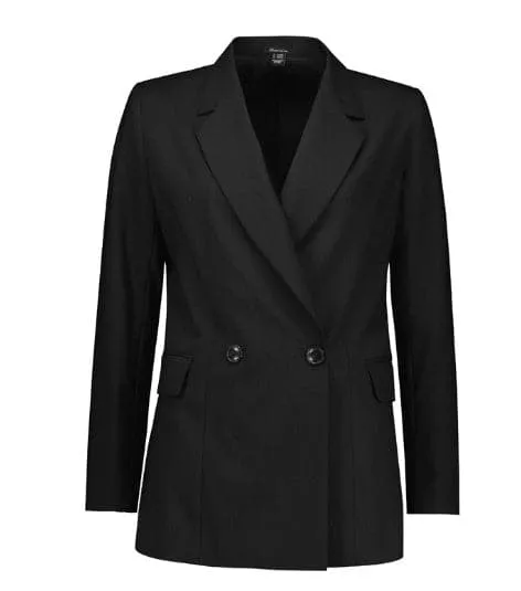 Biz Corporates Women's Renew Double Breasted Longline Jacket RJ400L