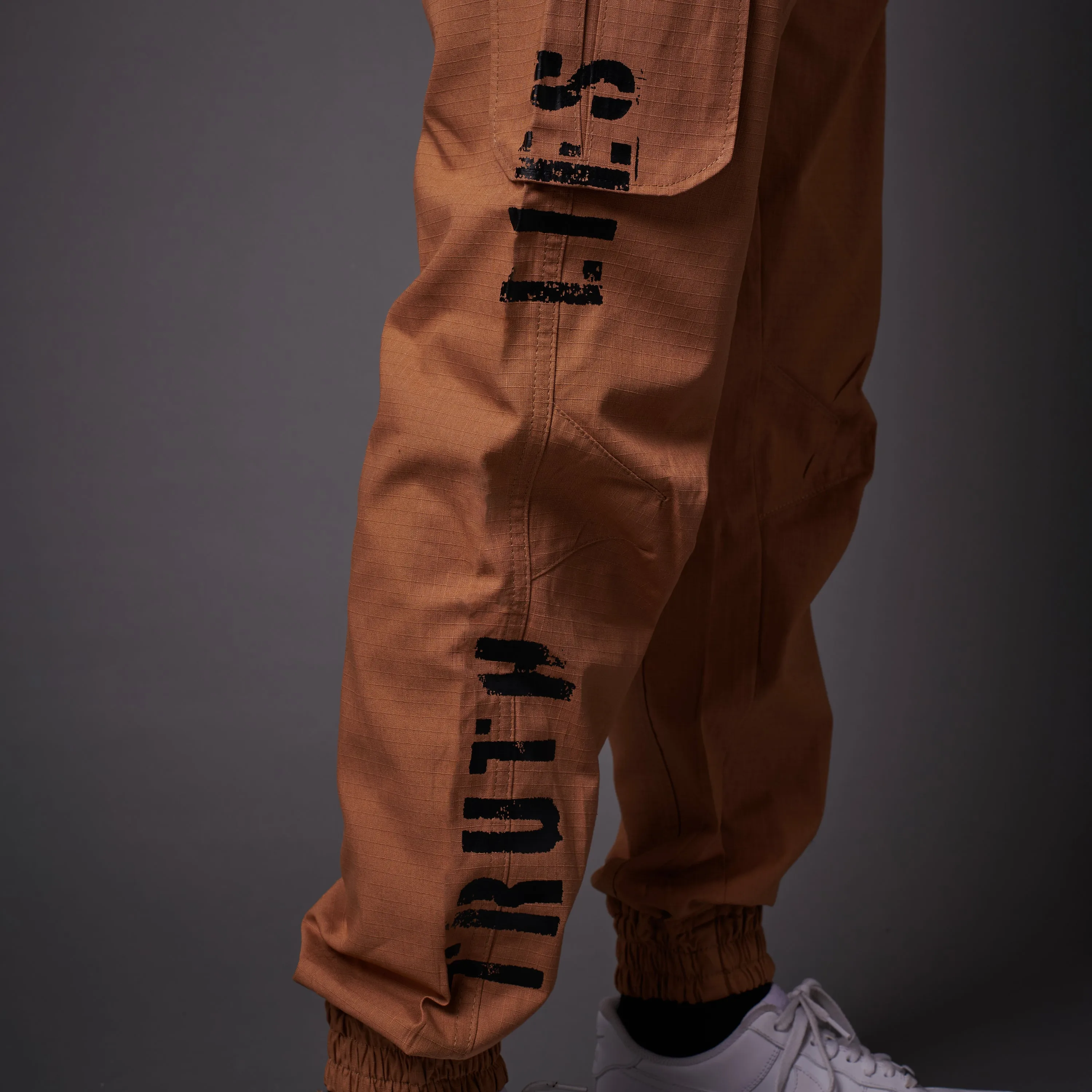 Black Ops Easy Cargo Pants Beige