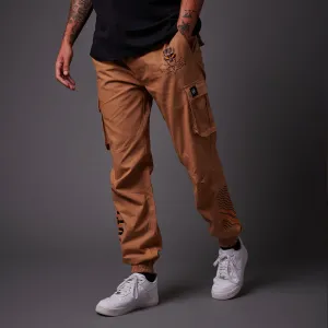 Black Ops Easy Cargo Pants Beige