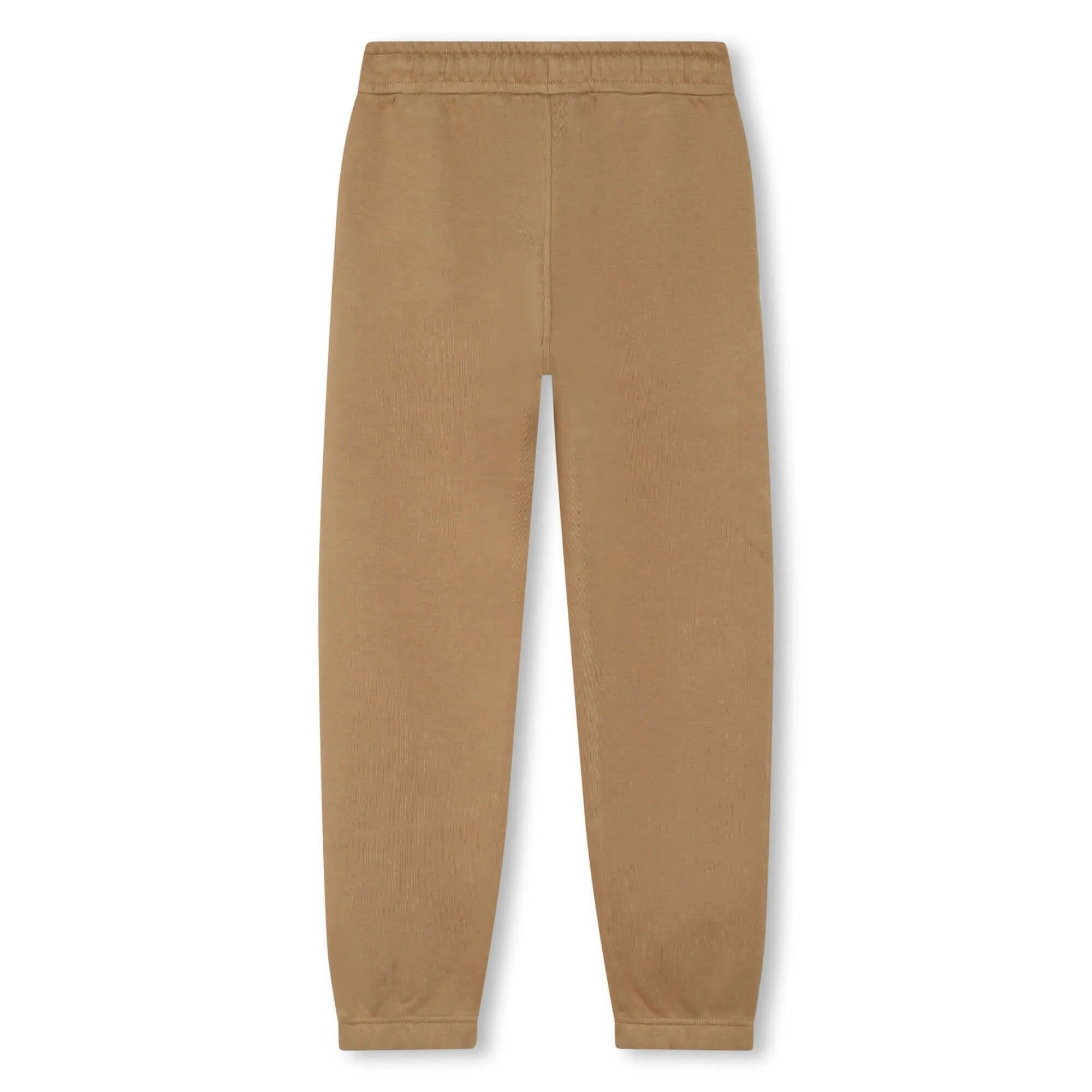 Boys Brown Logo Joggers