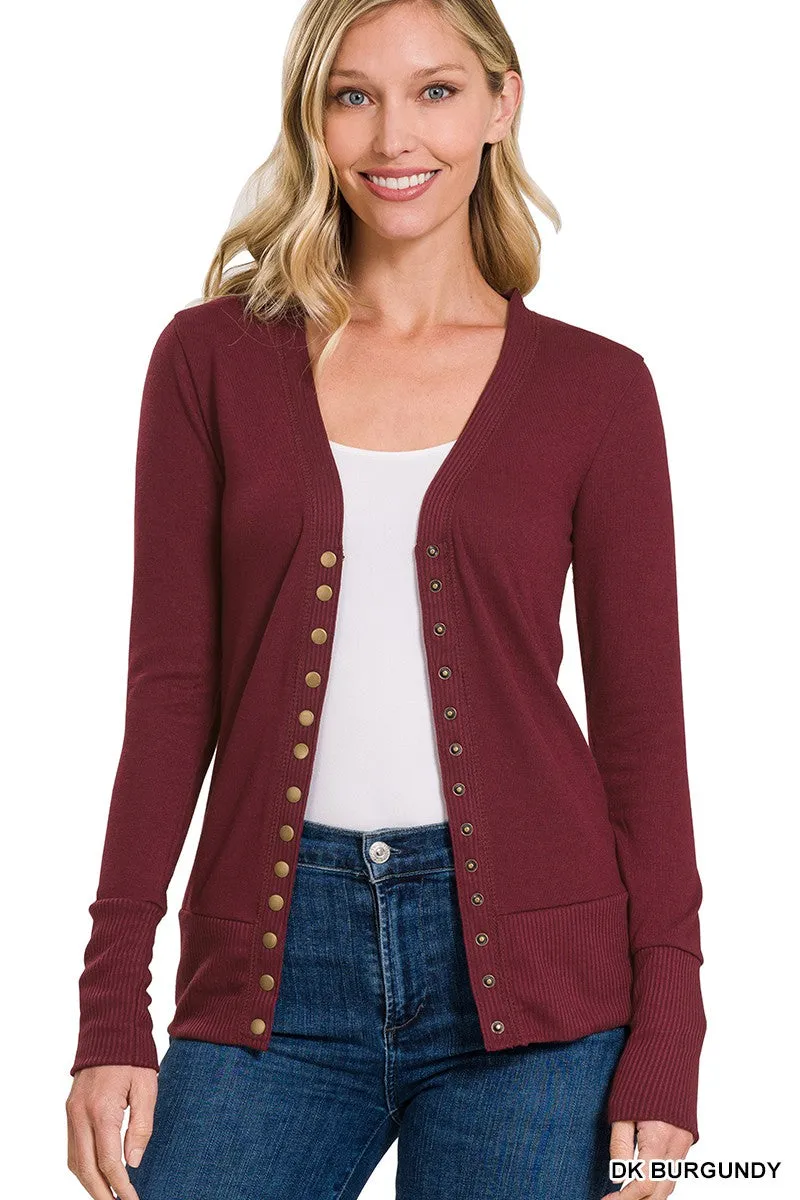 Cardigan 2039 in Dark Burgundy