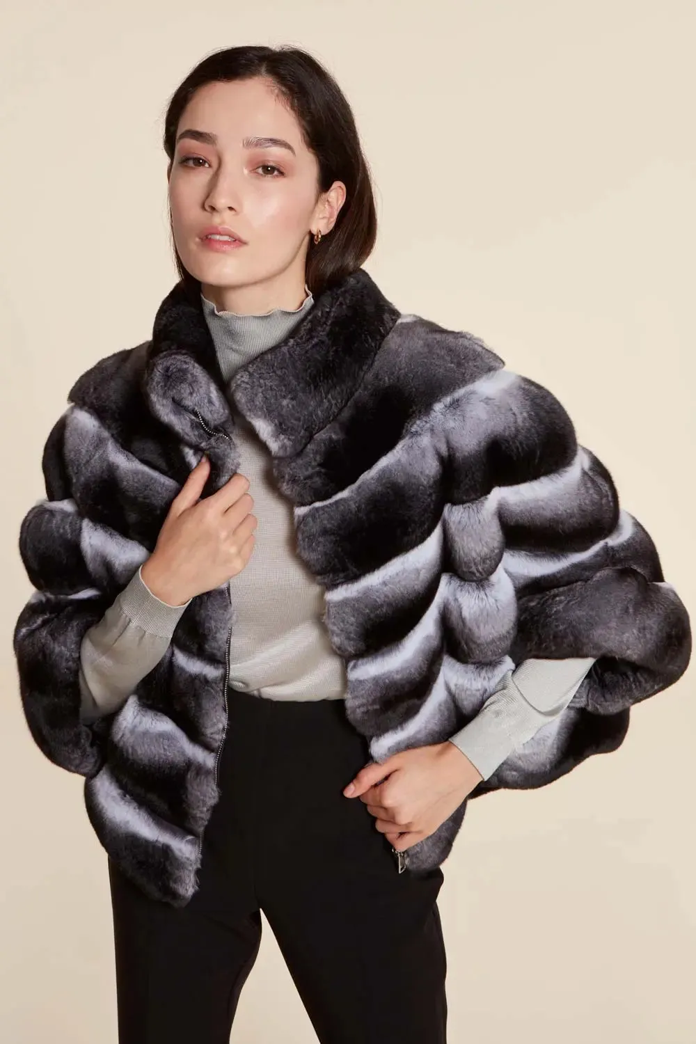 Chinchilla fur jacket