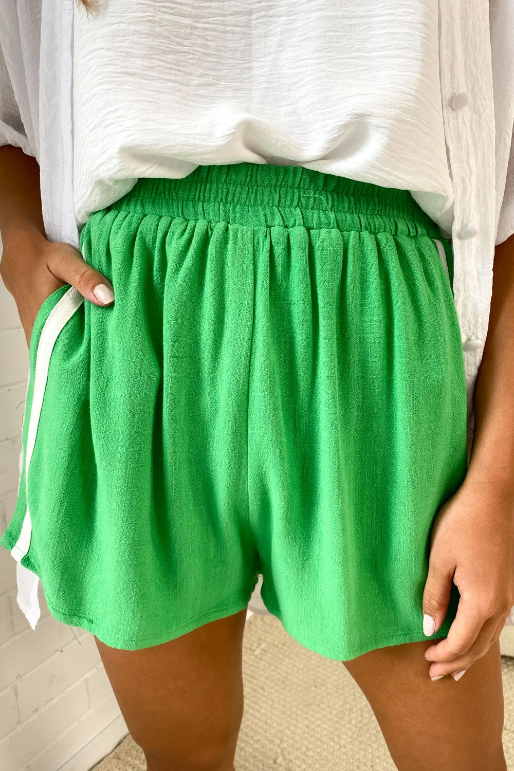 Courtney Linen Blend Shorts