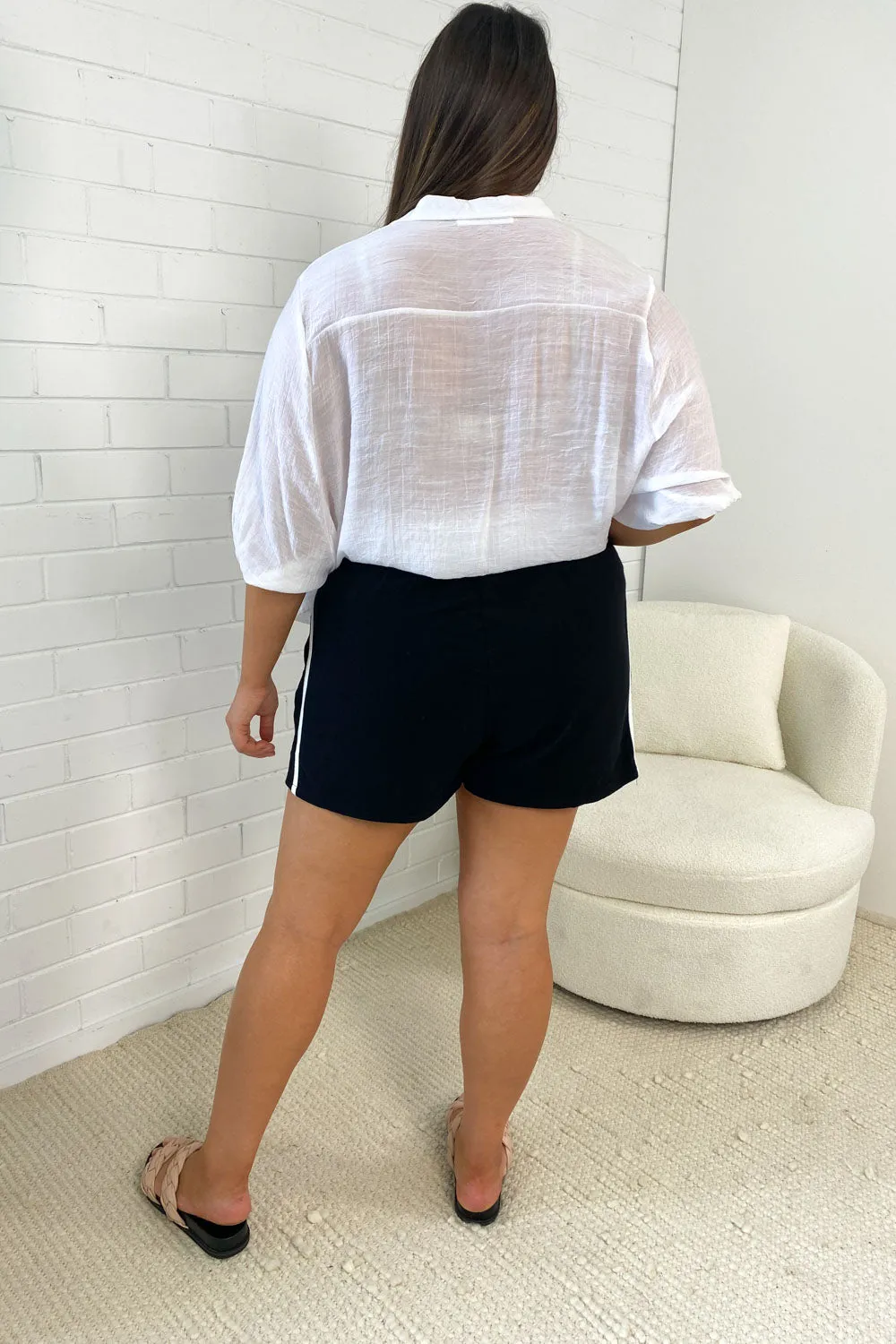 Courtney Linen Blend Shorts