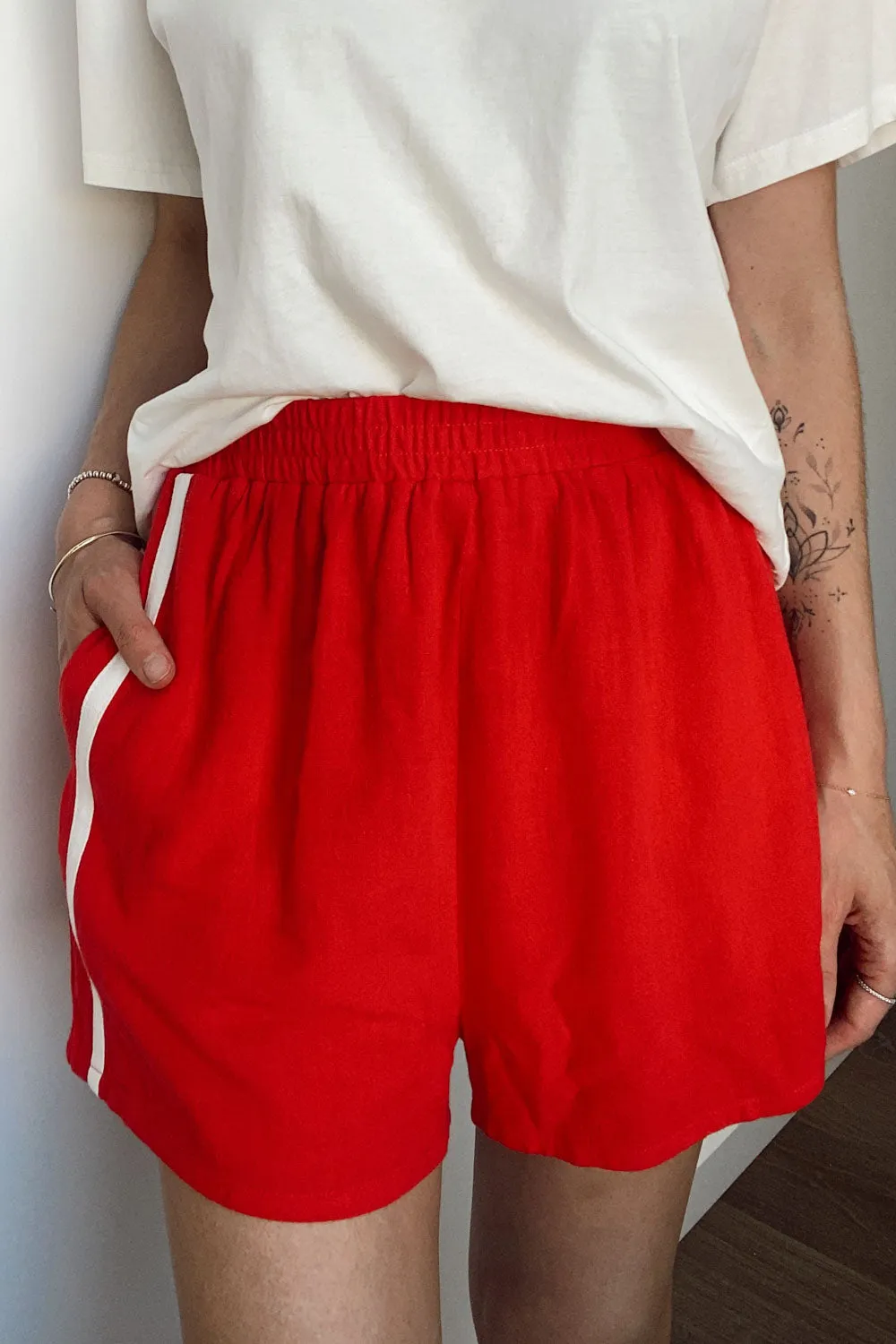 Courtney Linen Blend Shorts