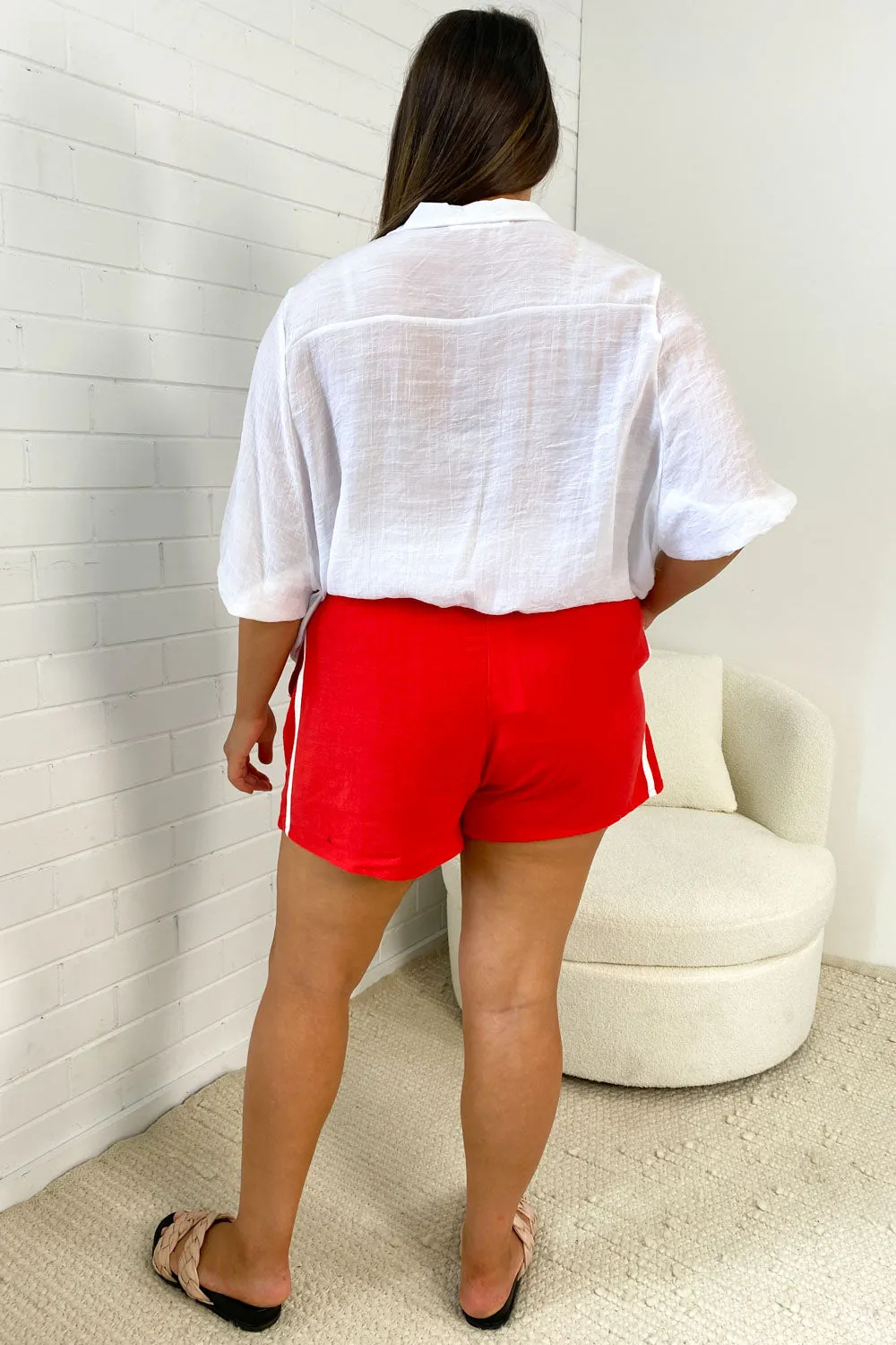 Courtney Linen Blend Shorts