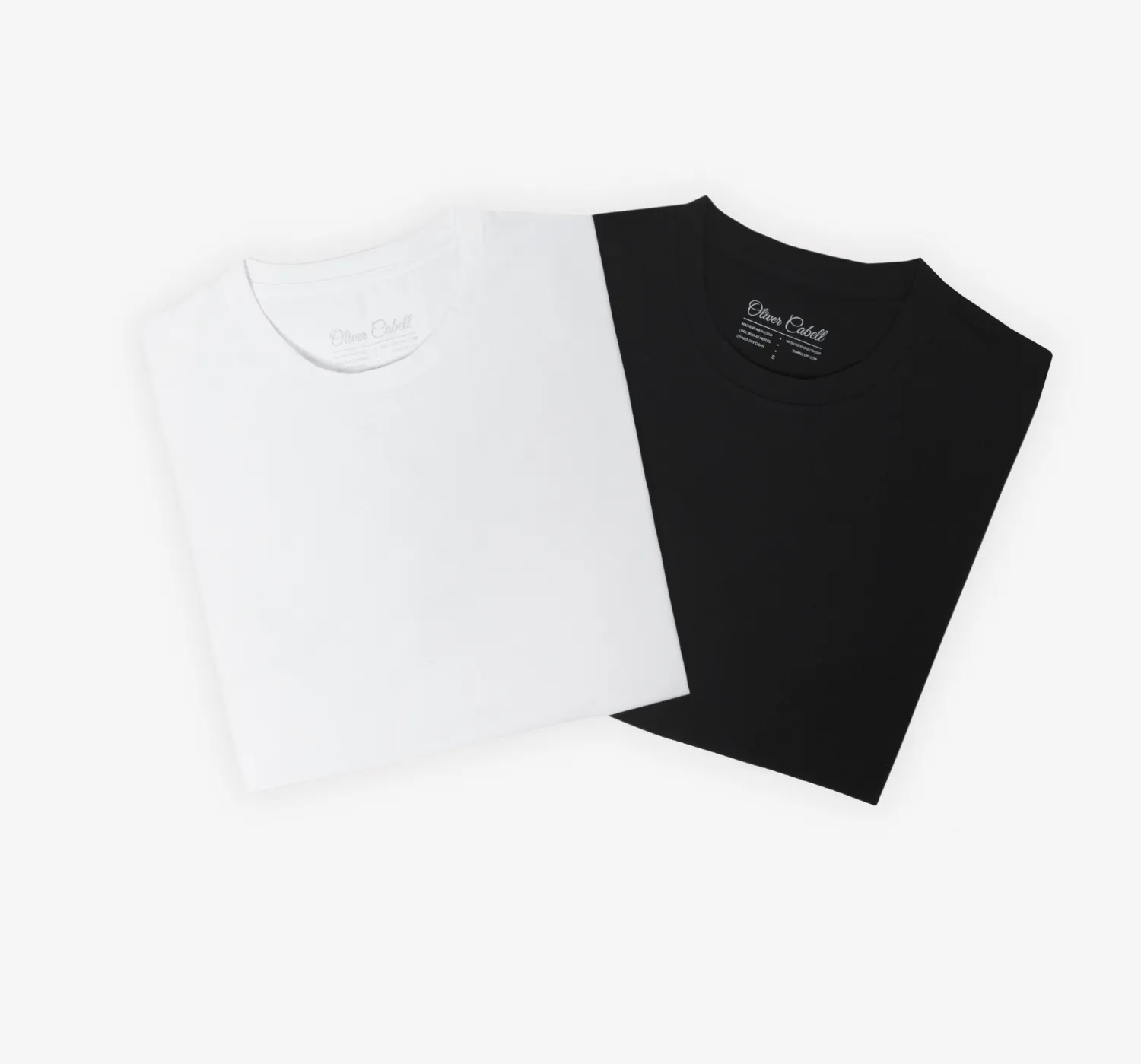 Curved Hem Tee | White