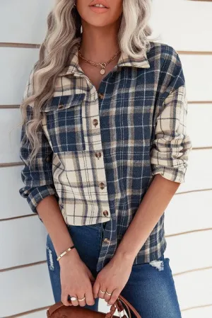 Easy Does It Plaid Top