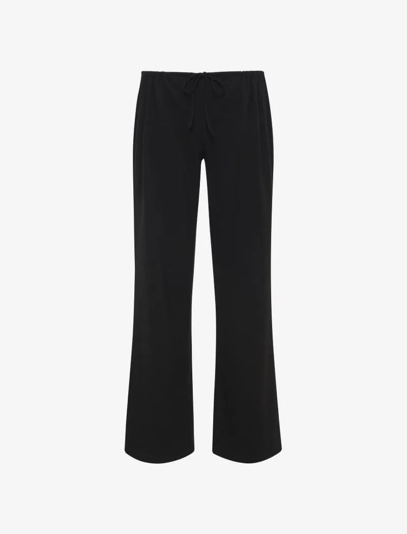 Easy Drawstring Pant | Black