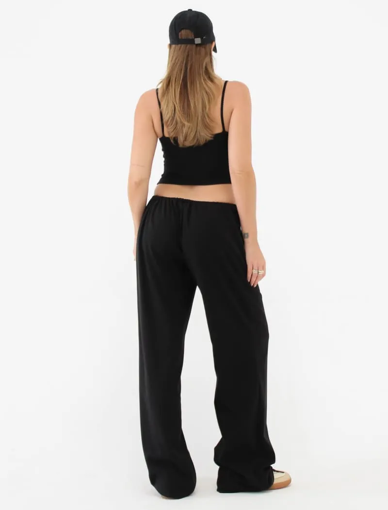 Easy Drawstring Pant | Black