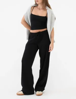 Easy Drawstring Pant | Black