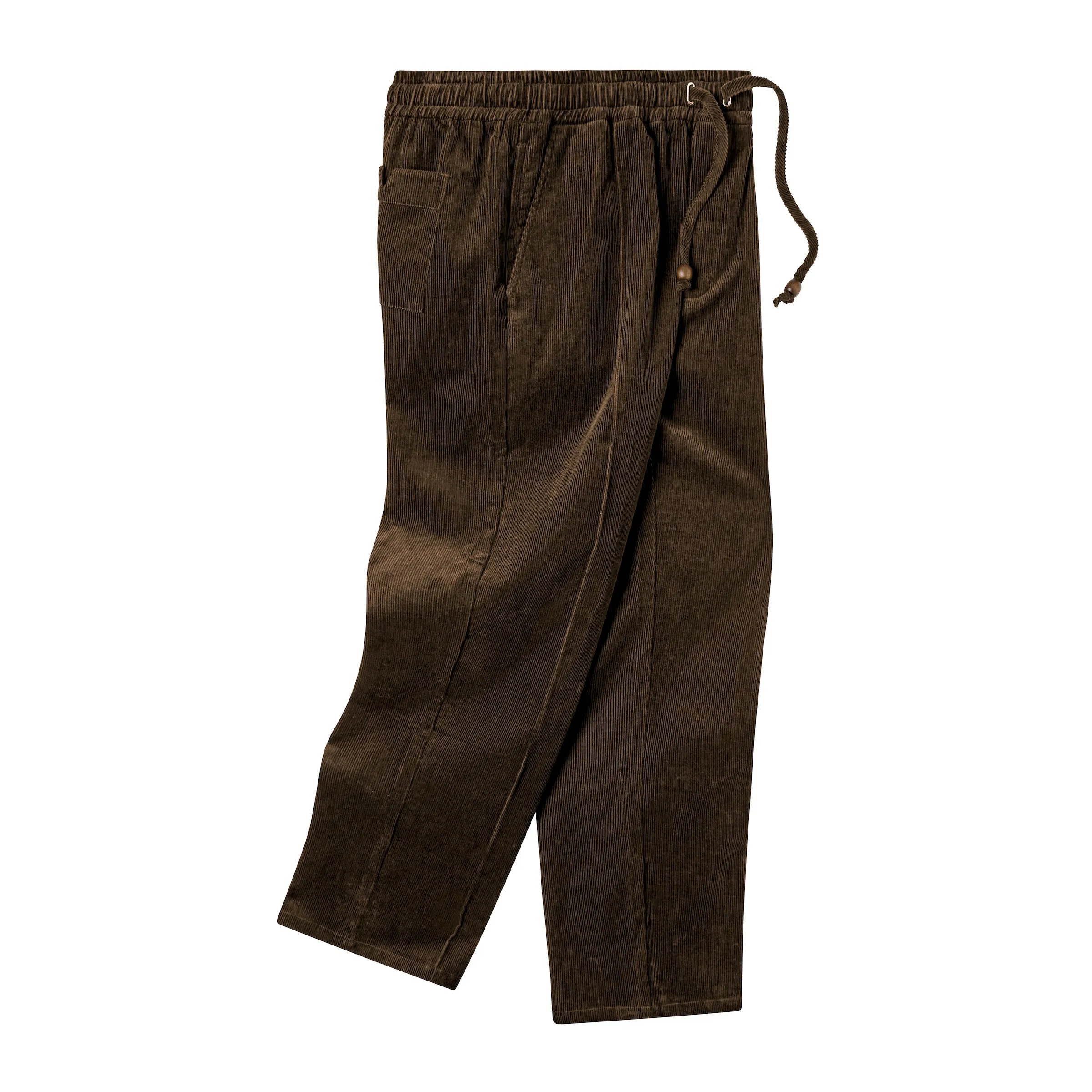 Easy-Going Pants (Brown Corduroy)