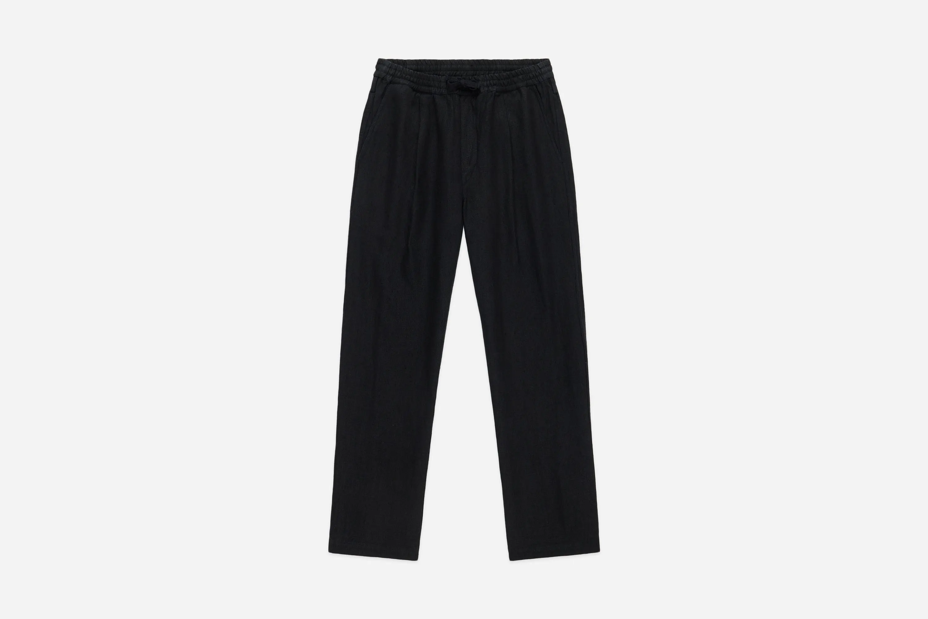 Easy Pants ~ Black Hemp Canvas