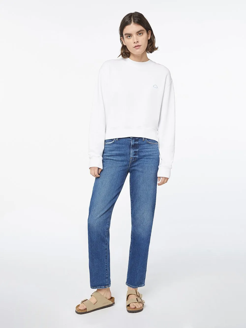 Easy Sweatshirt -- Blanc