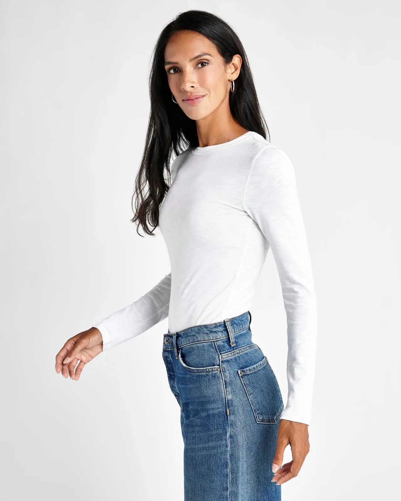 Eve Long Sleeve Slub Tee