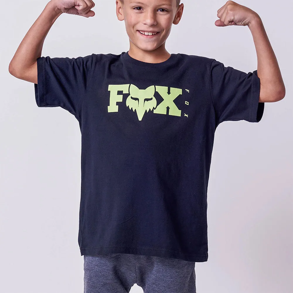 Fox Lines Boys Ss Tee (Black)