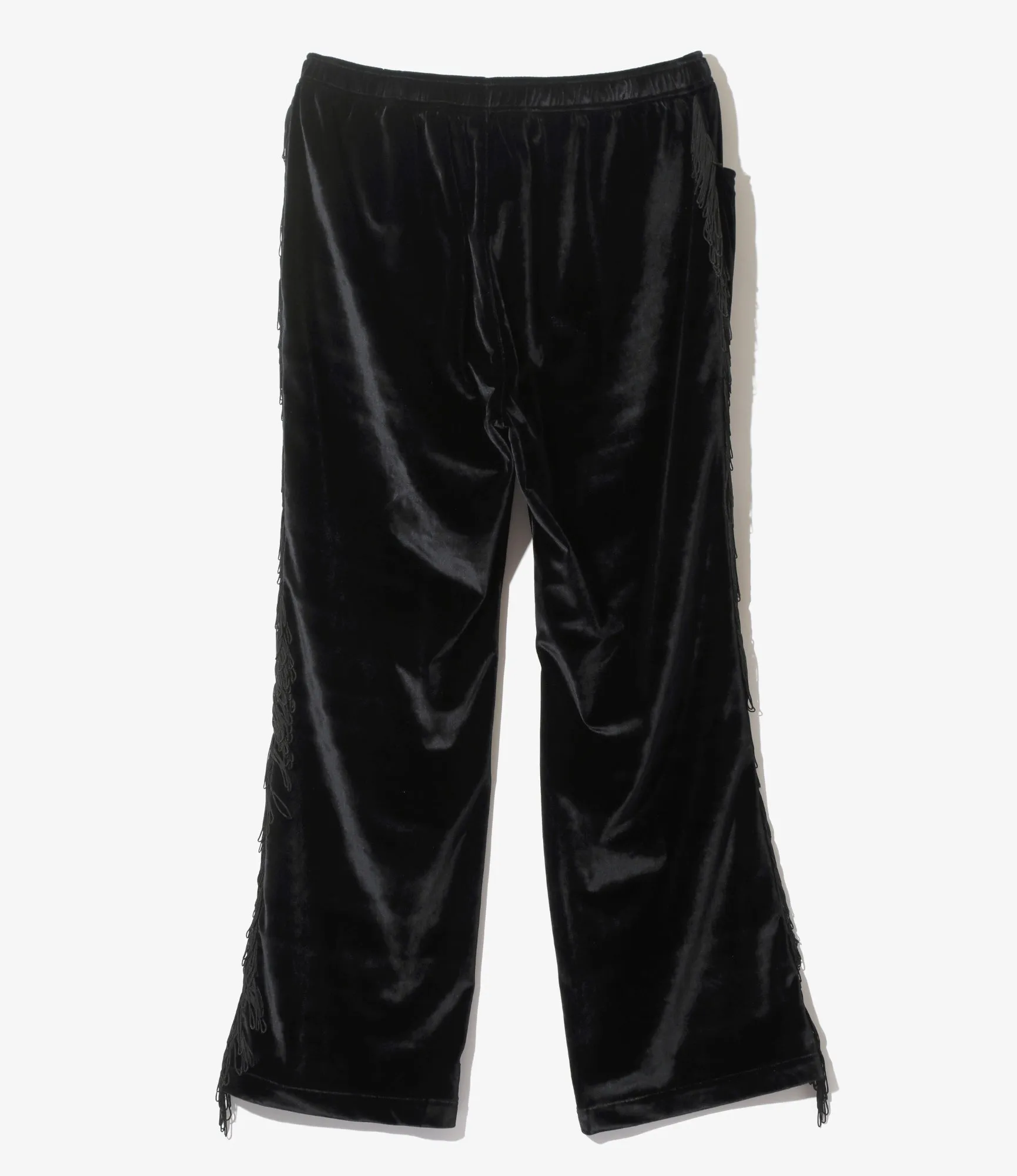 Fringe String Easy Pant – Black Velour