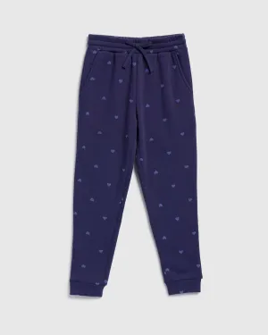 Girls Supersoft Felt Heart Jogger