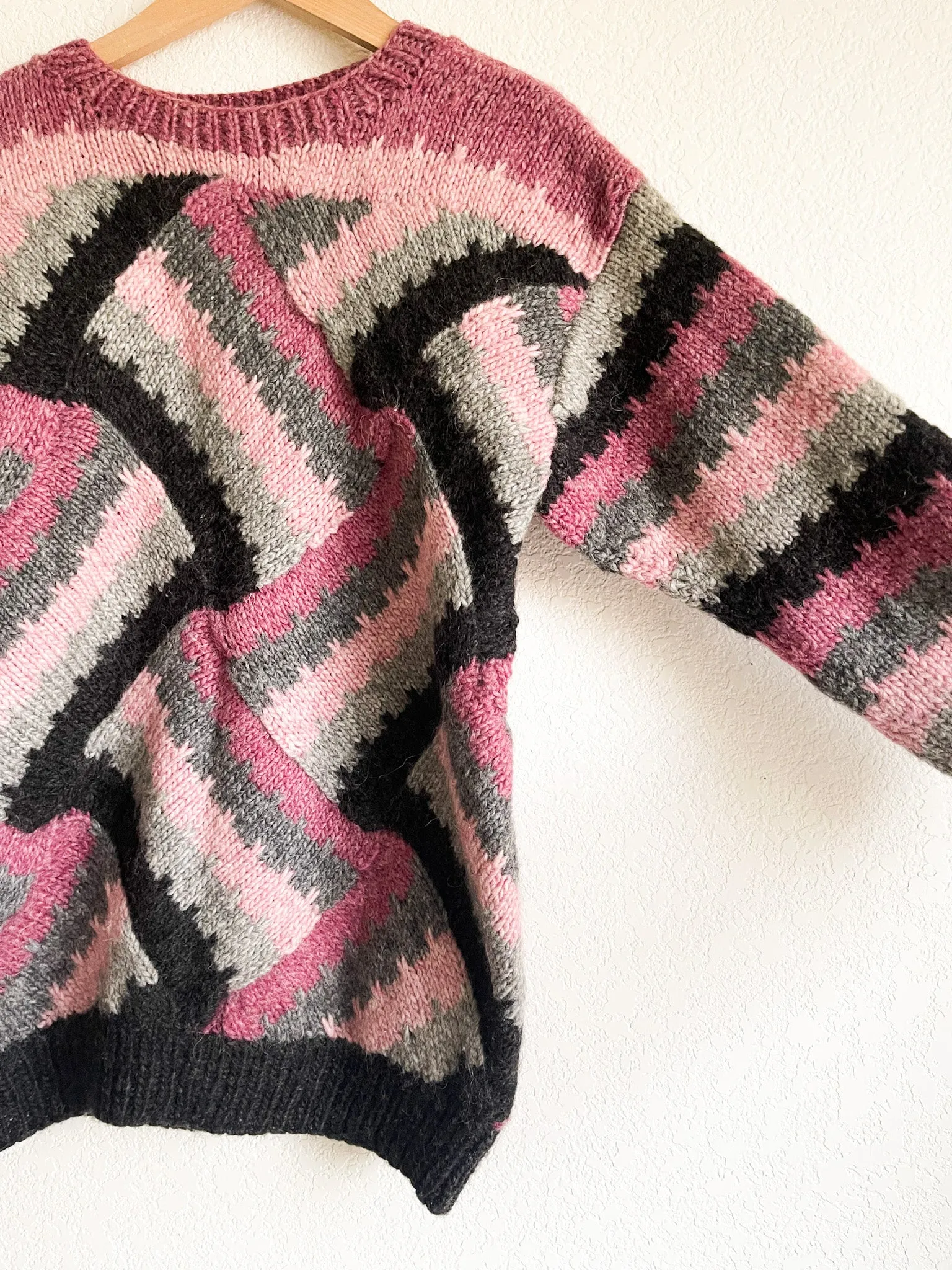 Hand Knit Wool Sweater