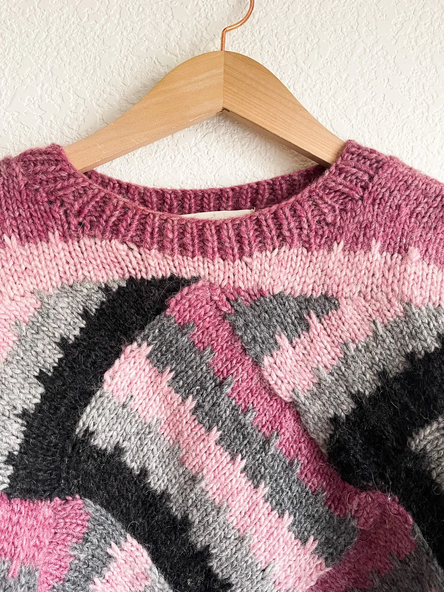 Hand Knit Wool Sweater