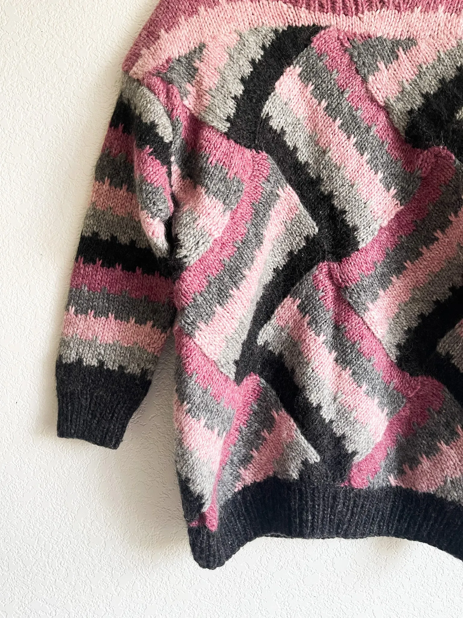 Hand Knit Wool Sweater