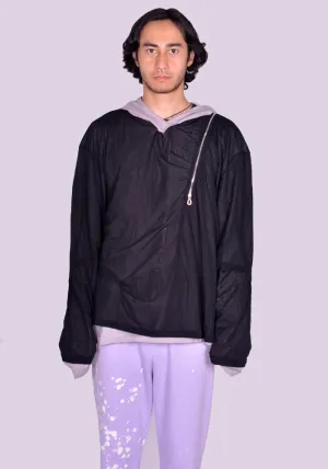 KIKO KOSTADINOV MEN  KKAW24TP06-92 KNOX MESH HOODIE/ICY LILAC/JADE GREEN/BLACK  (New season FW24)