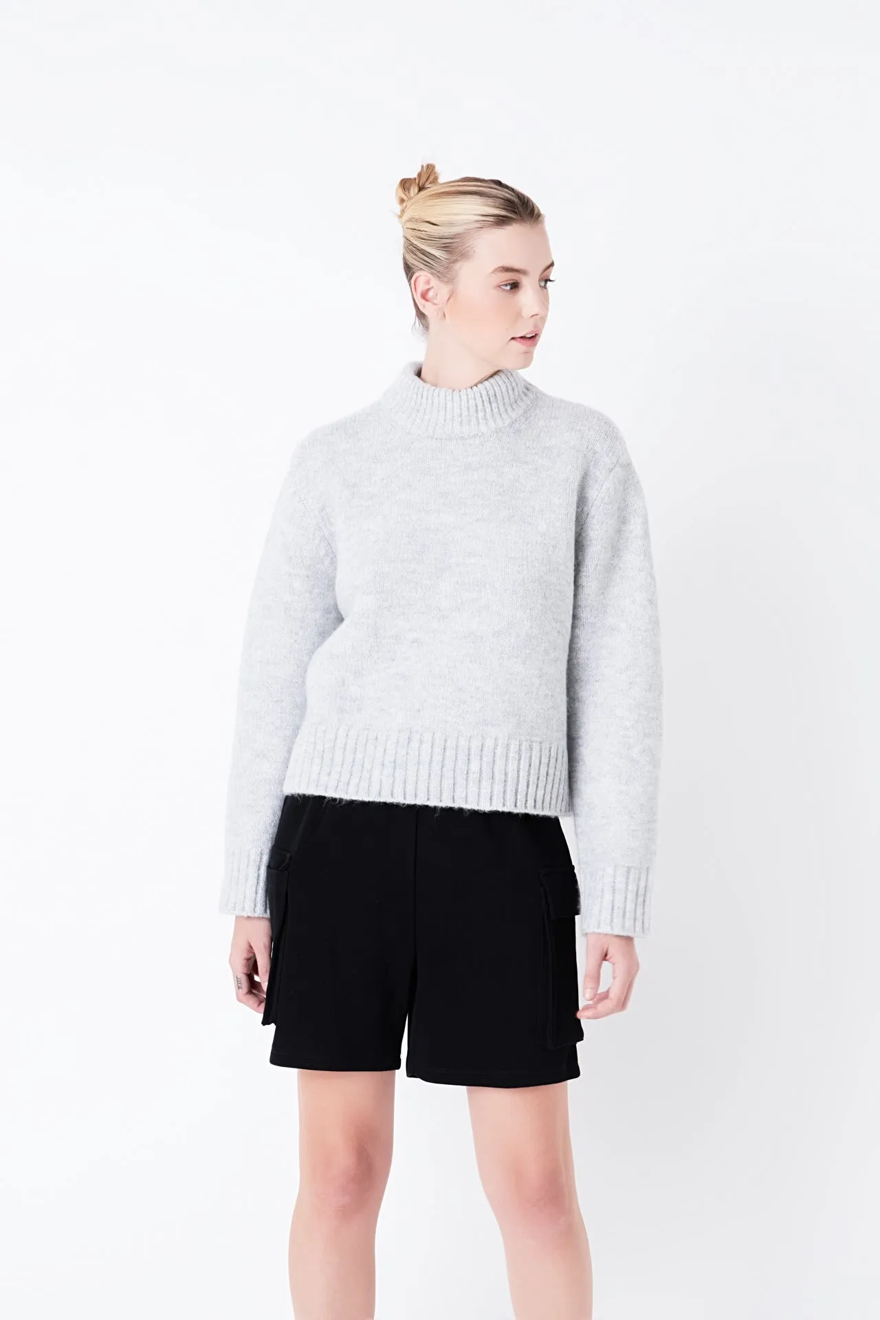 Knit Shorts with Pockets