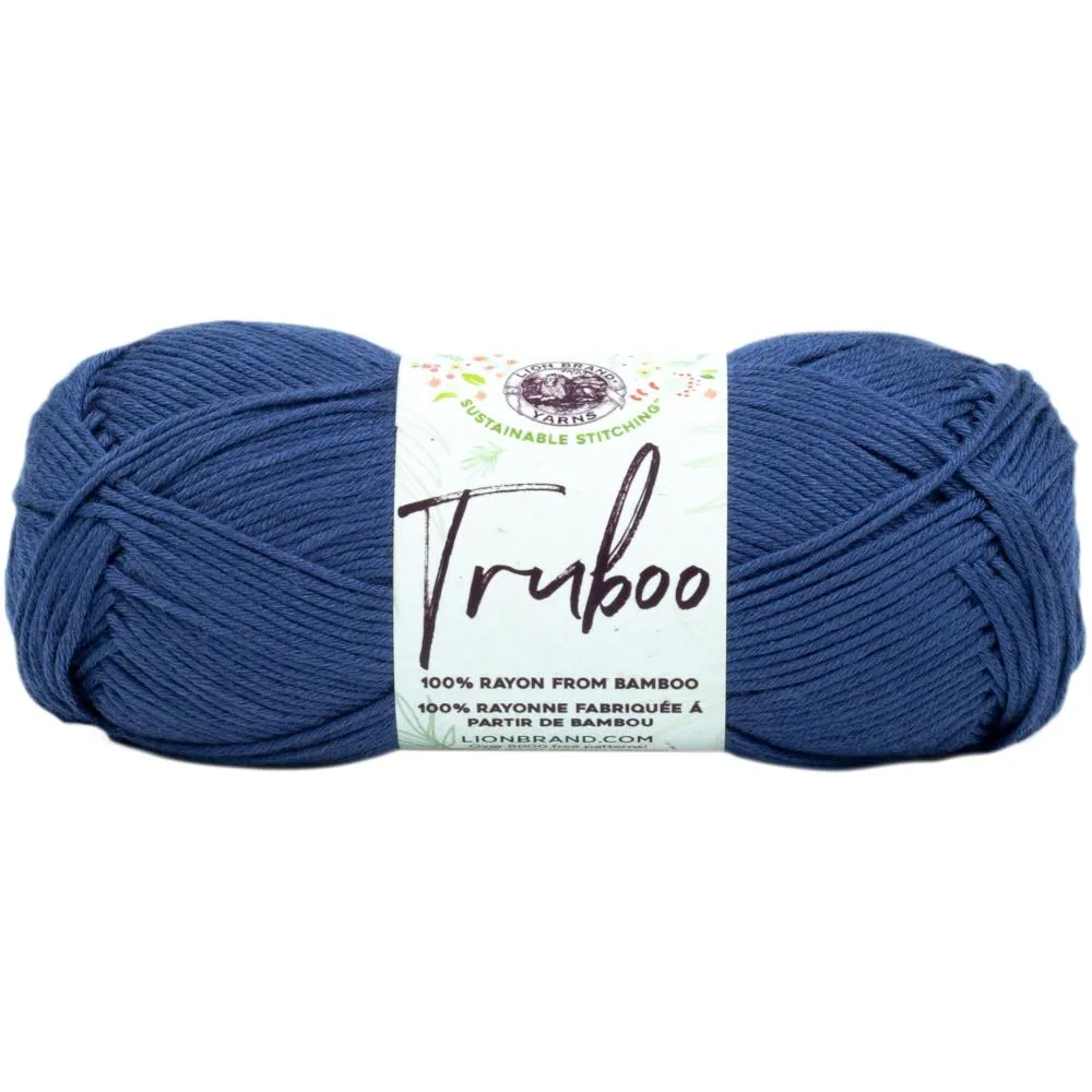 Lion Brand Truboo Yarn - Navy 100g