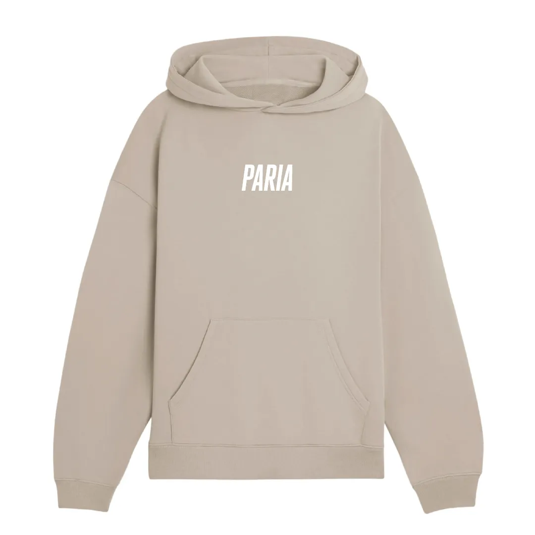 PARIA Block hoodie - Sand