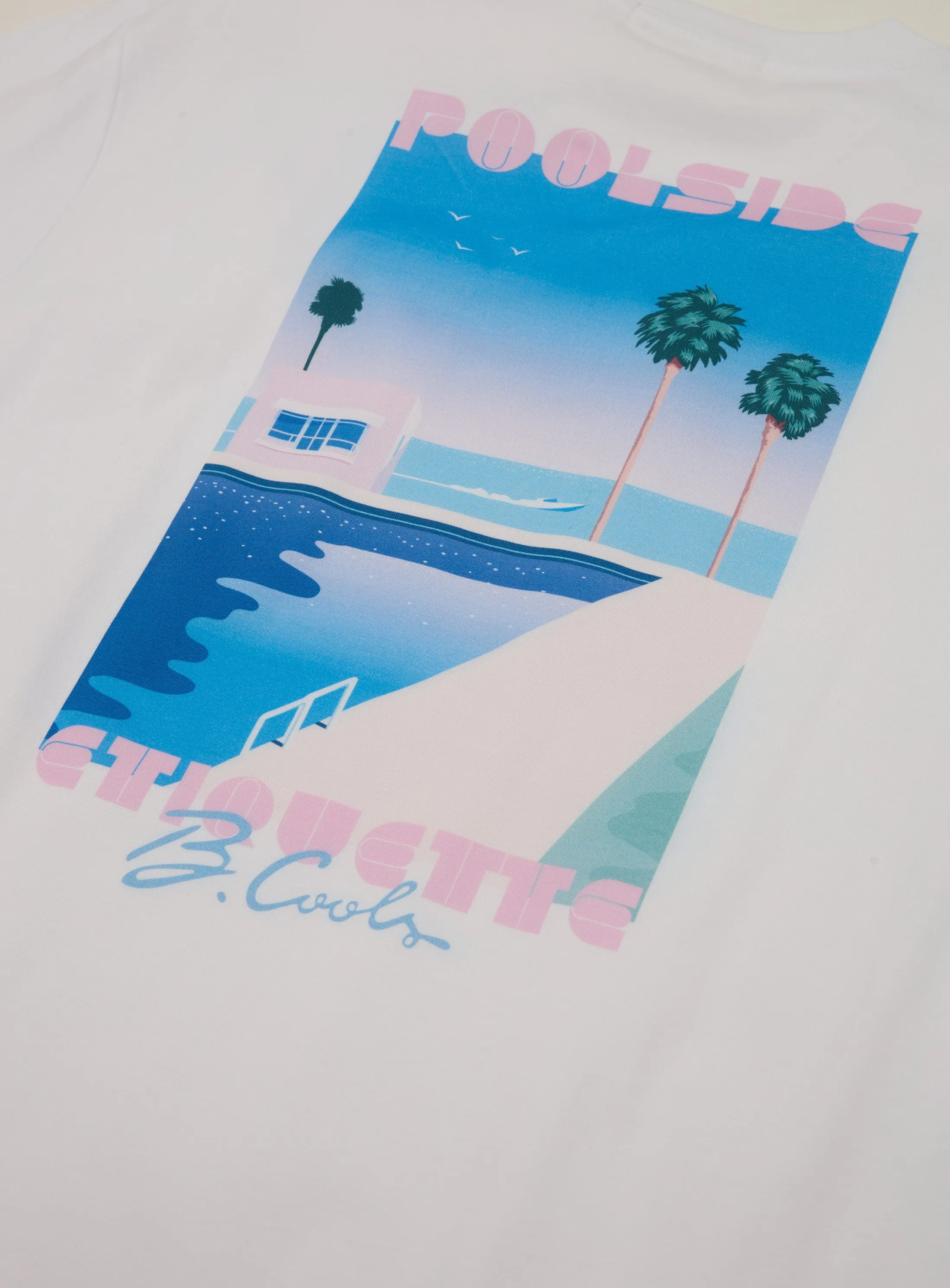 Poolside Vice Tee White