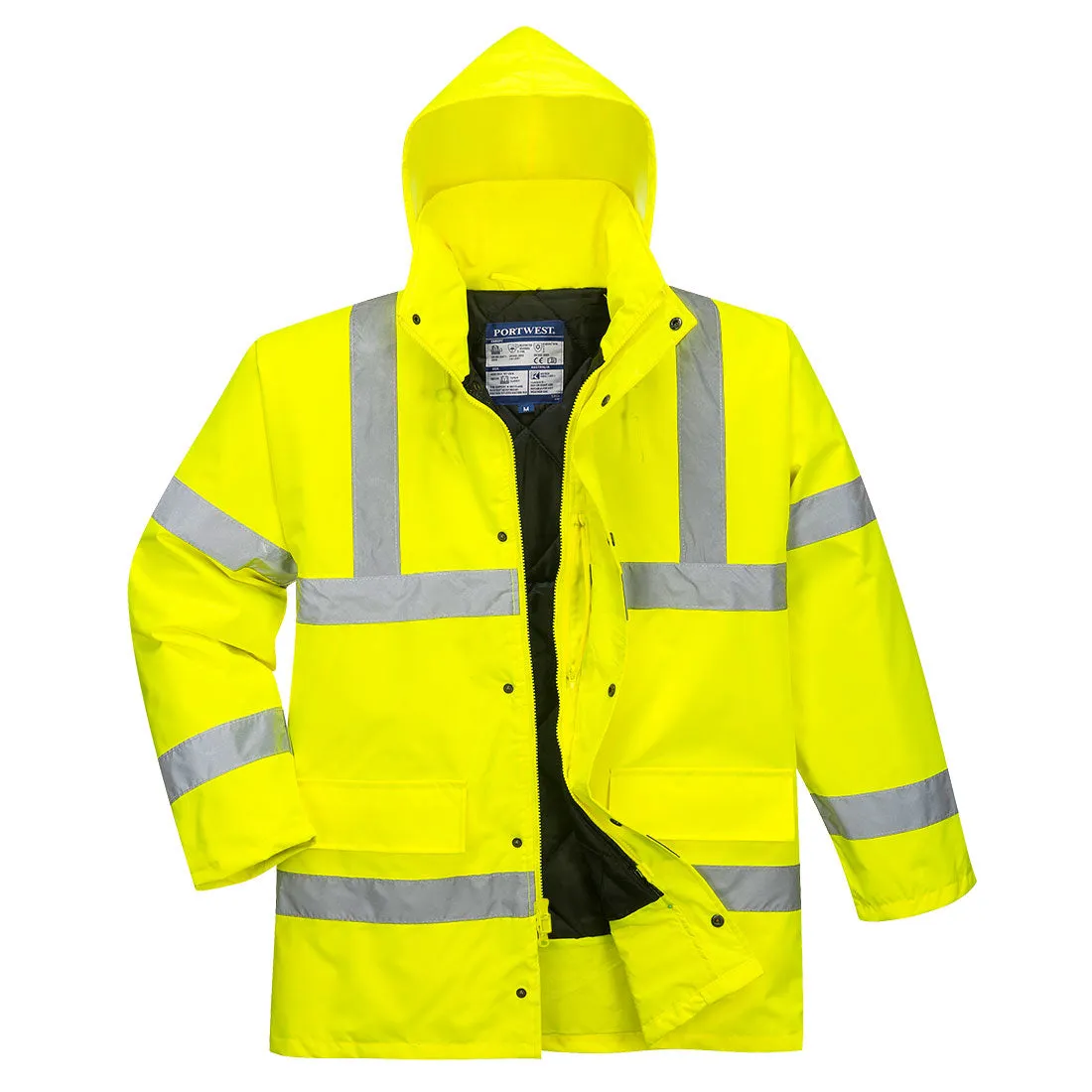 Portwest Hi-Vis Traffic Jacket (US460YER)