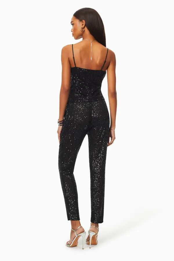 Ramy Brook Avalon Pant Black SequinA