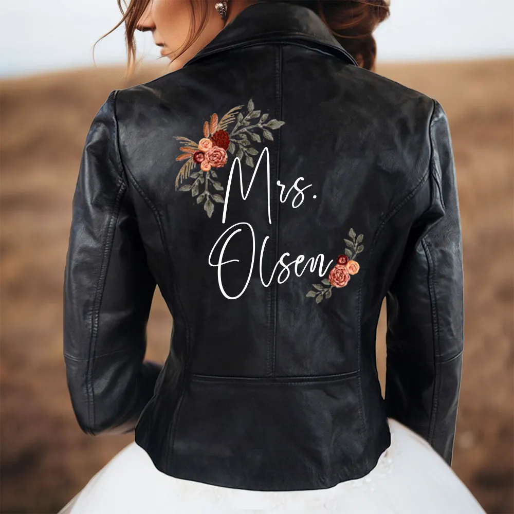 (Real Leather) Customized Wedding Jacket