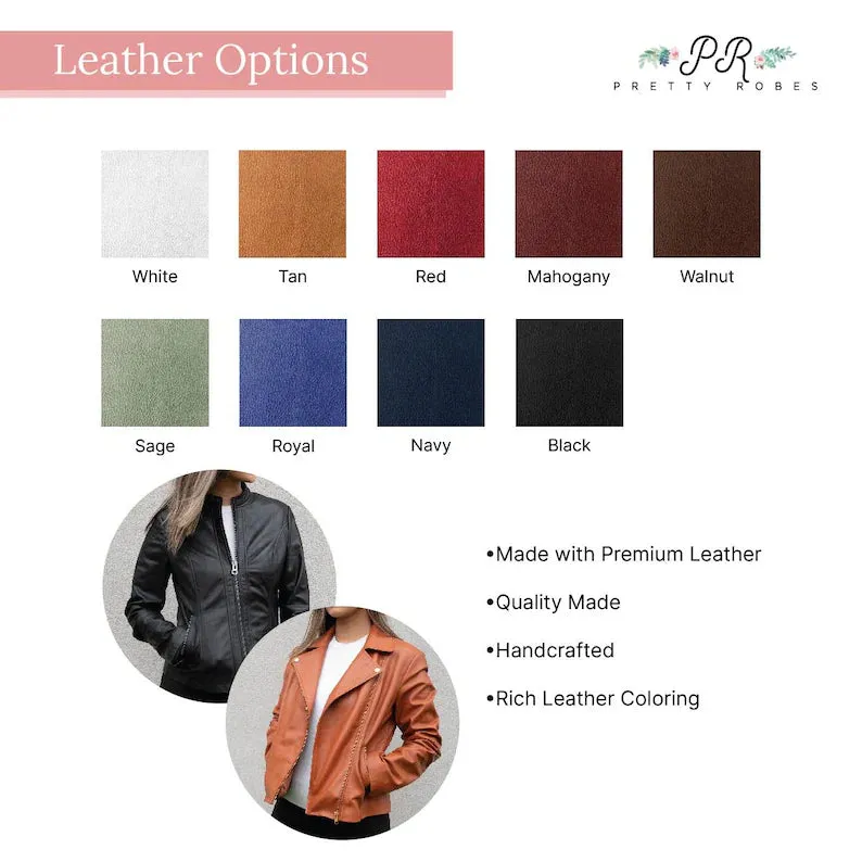 (Real Leather) School Team Leather Jacket