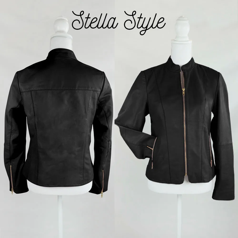 (Real Leather) School Team Leather Jacket