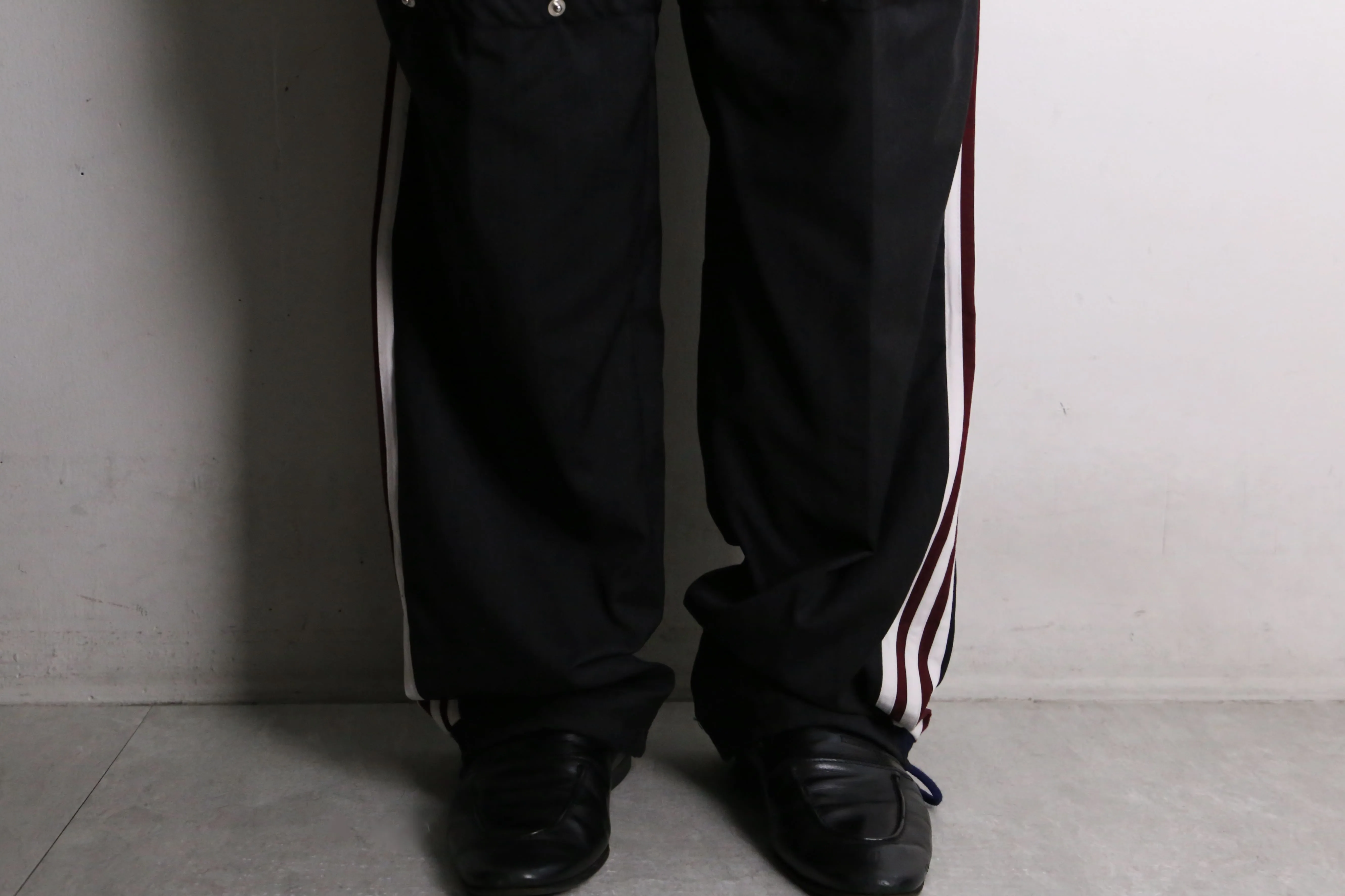 Re:make track × slacks layered mesh pants