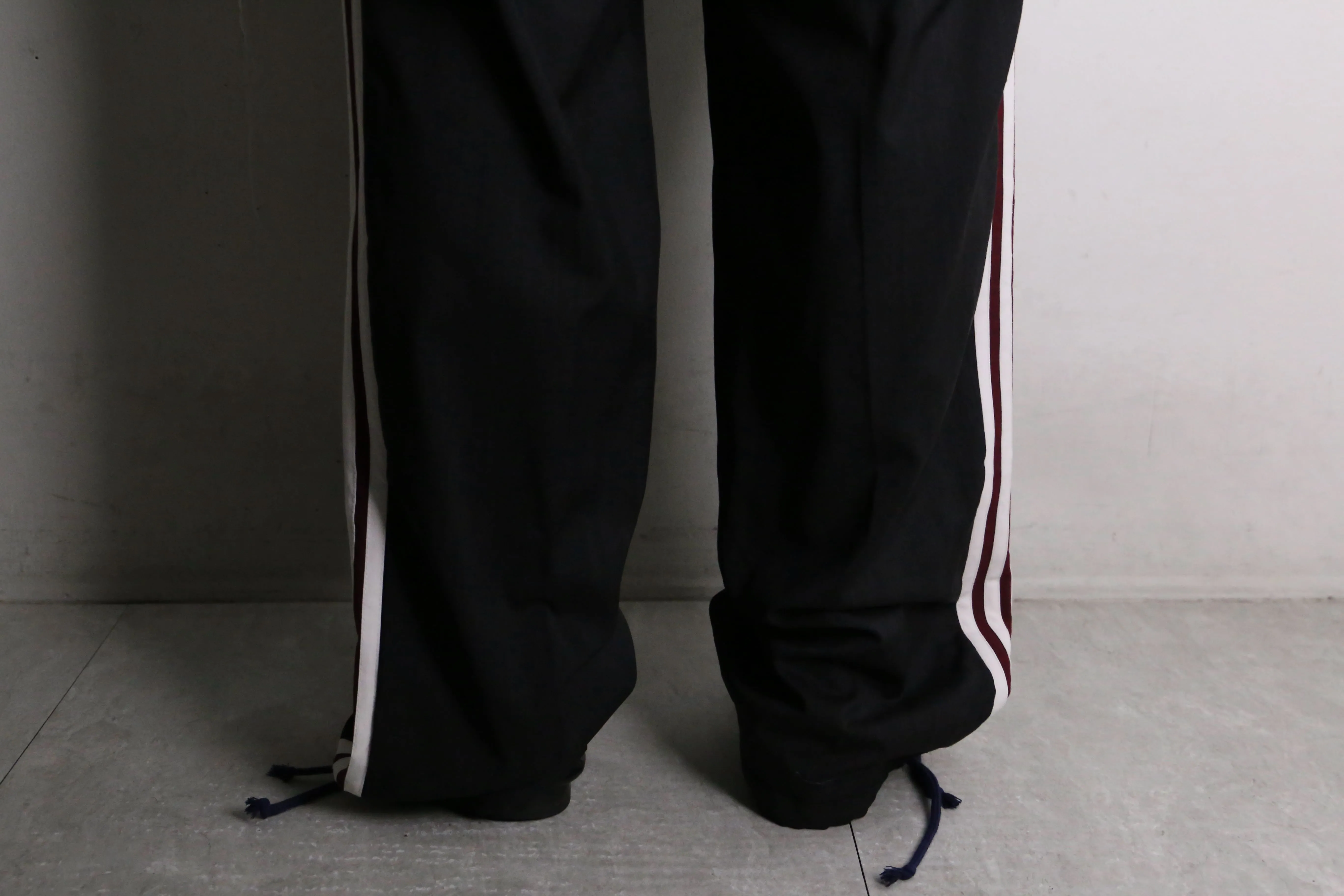 Re:make track × slacks layered mesh pants