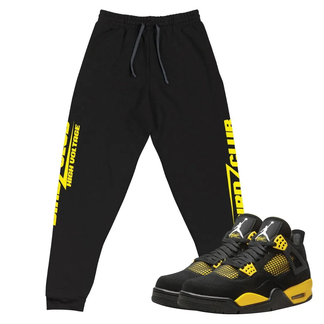 Retro 4 Thunder High Voltage Sweatpants