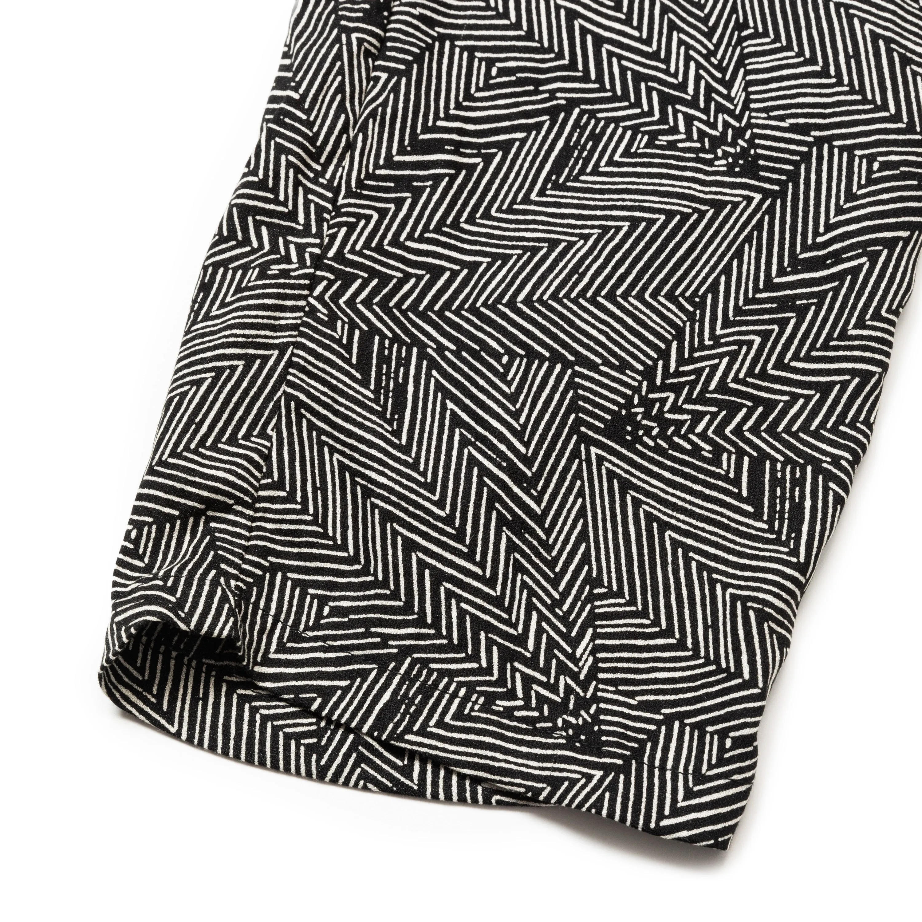 R/P GEOMETRIC PATTERN EASY TROUSERS