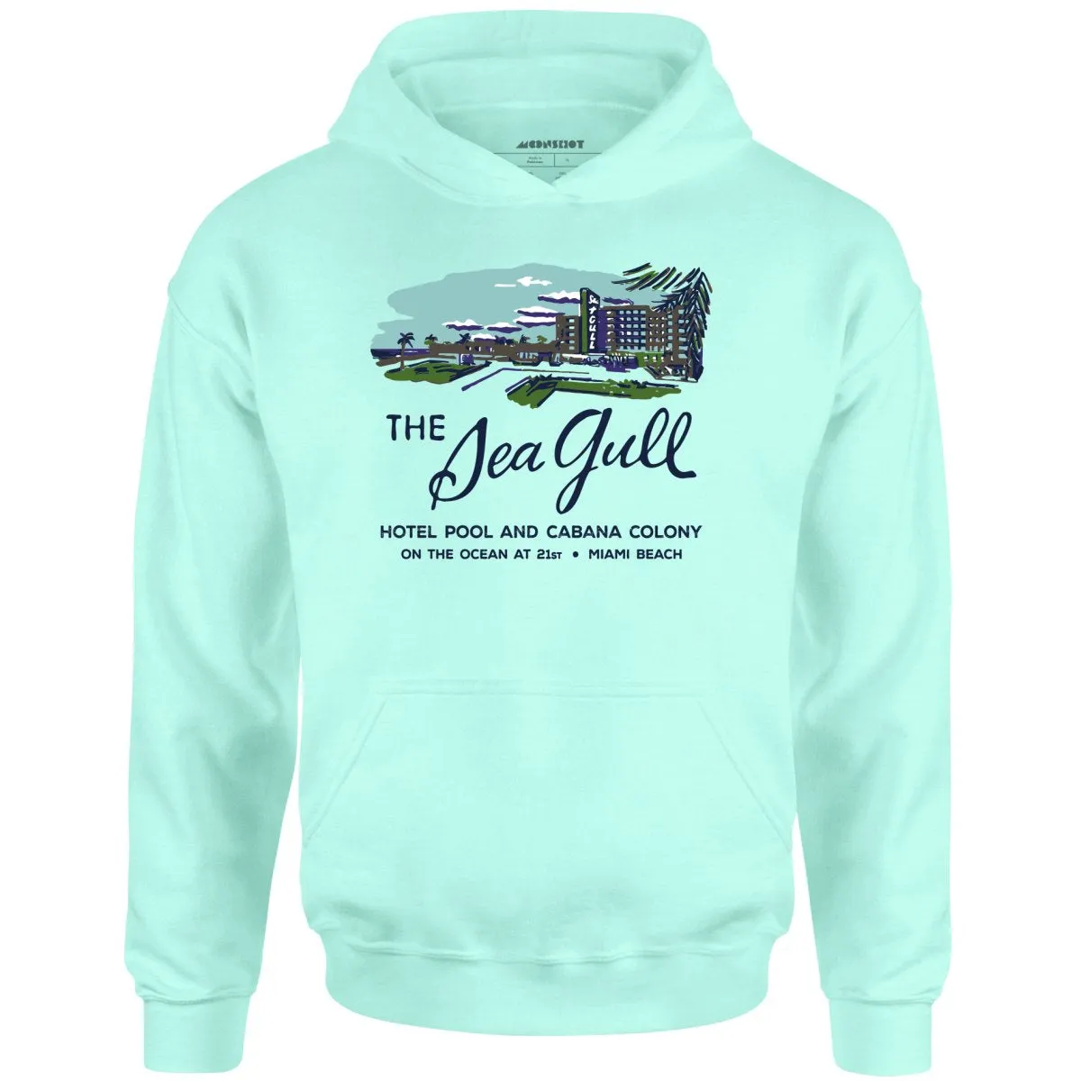 The Sea Gull - Miami, FL - Vintage Hotel - Unisex Hoodie