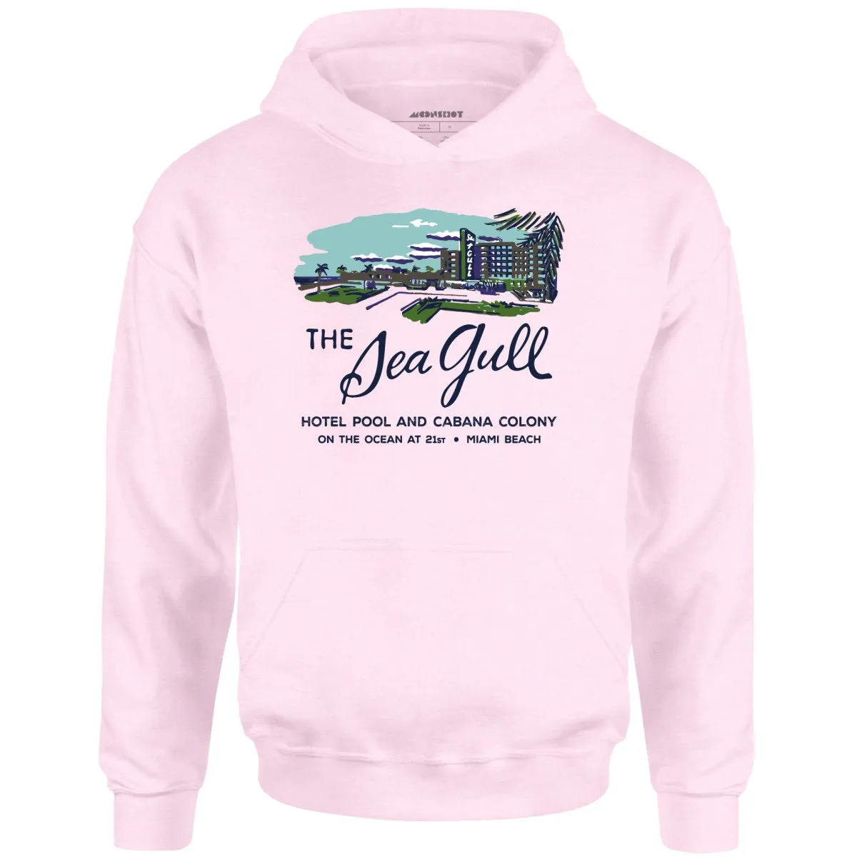 The Sea Gull - Miami, FL - Vintage Hotel - Unisex Hoodie