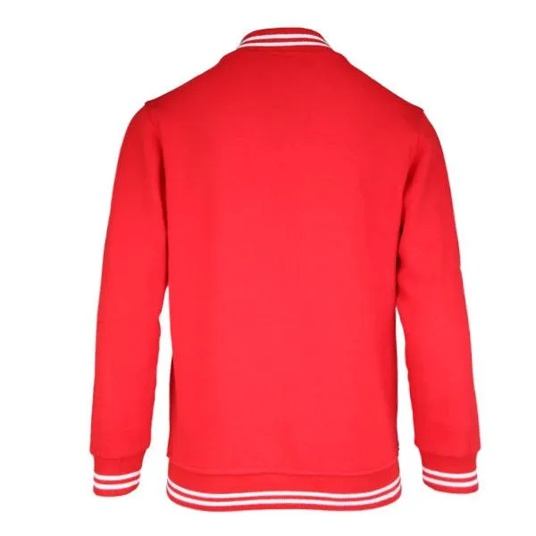 UNISEX RED VARSITY JACKET