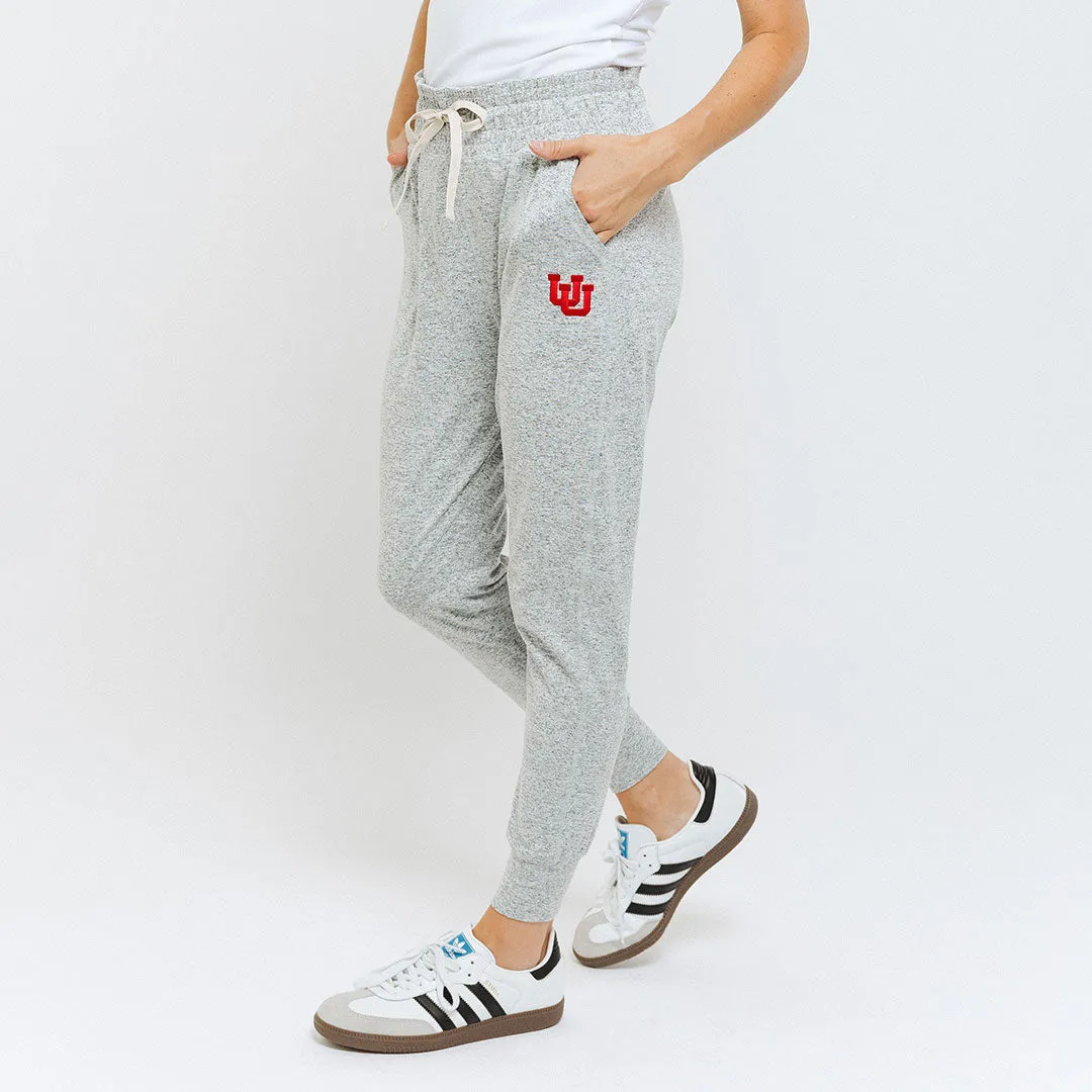 Utah Travel Joggers, Heather Grey